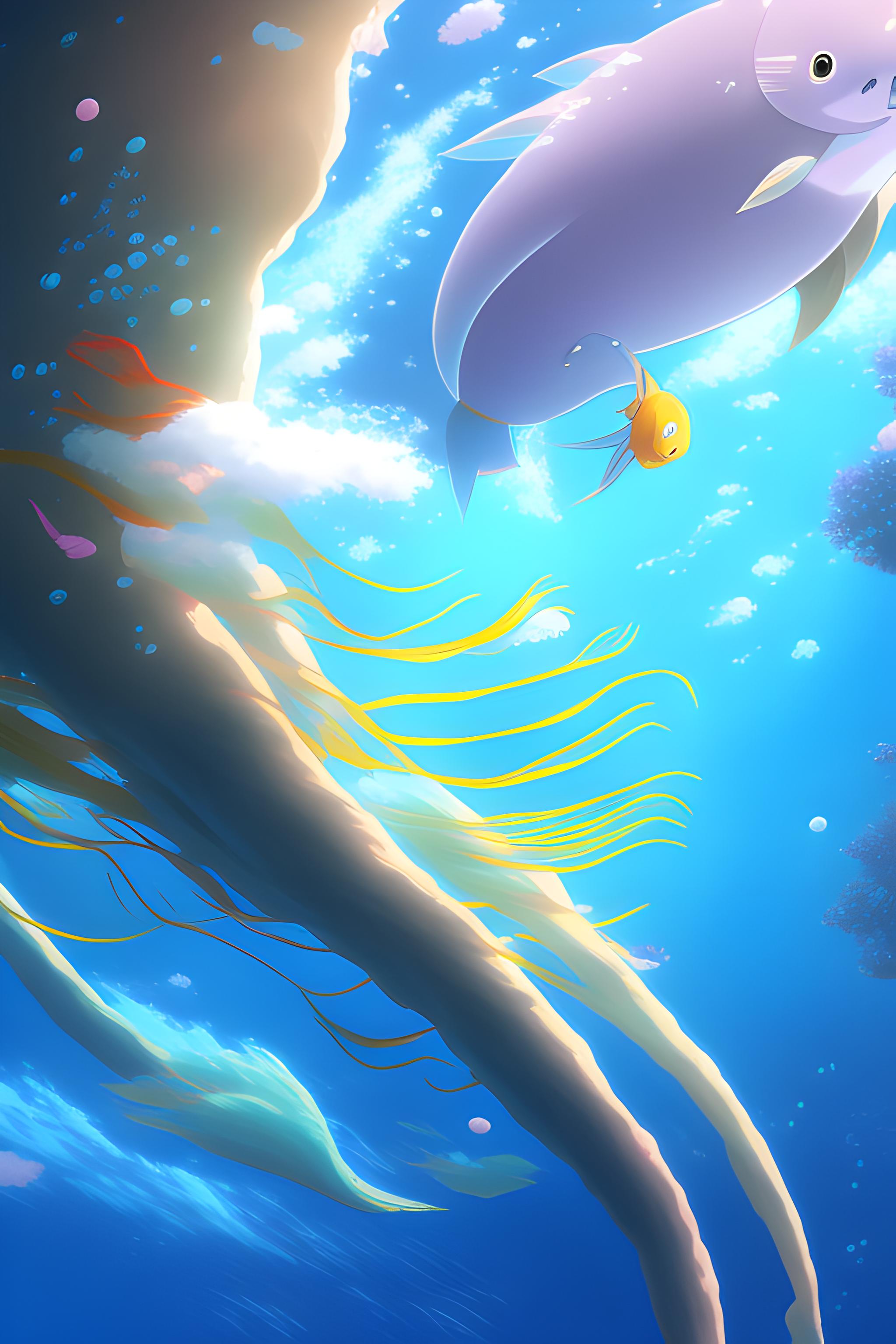 HD aqua fish anime wallpapers | Peakpx